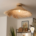 BRILAGI - LED Přisazený lustr CERIA BOHO 1xE27/40W/230V pr. 70 cm ratan/dub