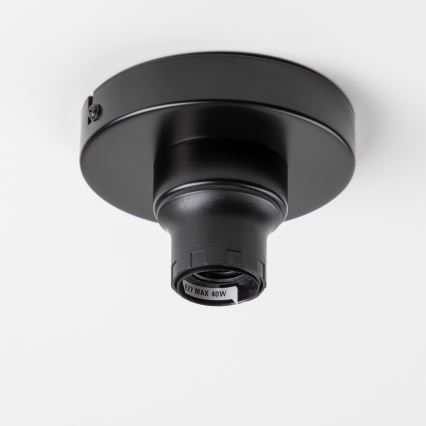 Brilagi - LED Přisazený lustr CERIA BOHO 1xE27/40W/230V pr. 80 cm černá/hnědá