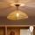 Brilagi - LED Přisazený lustr CERIA BOHO 1xE27/60W/230V pr. 50 cm černá/hnědá