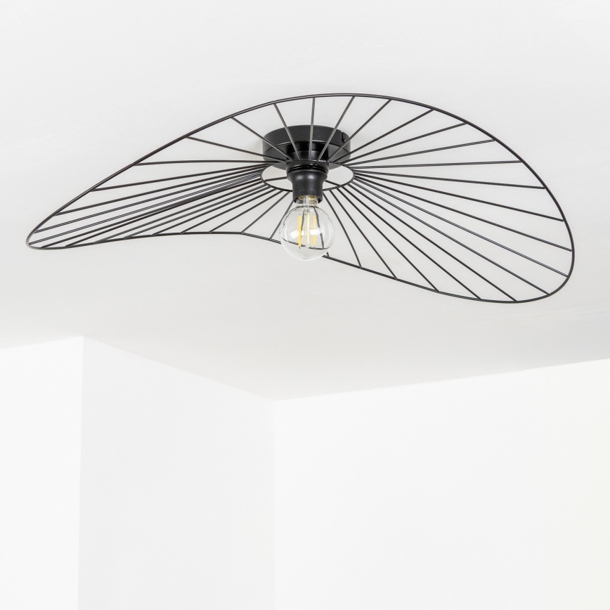 Brilagi - LED Přisazený lustr CERIA WIRE 1xE27/40W/230V 60x80 cm černá