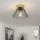 Brilagi - LED Přisazený lustr CERIA WIRE 1xE27/40W/230V pr. 21 cm černá/dub