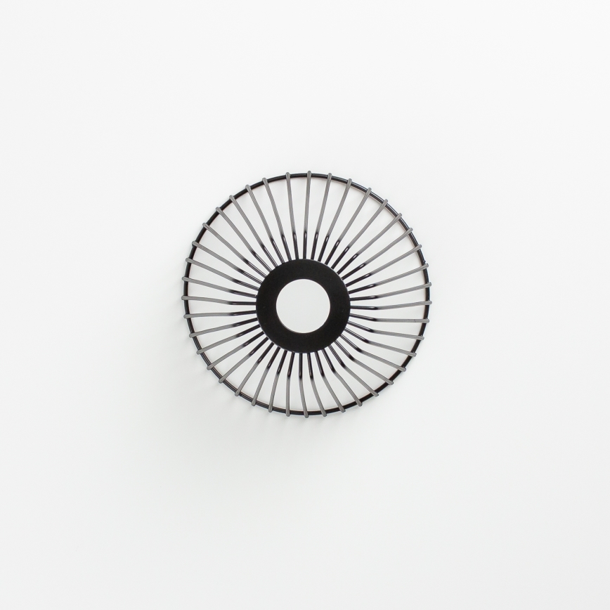 Brilagi - LED Přisazený lustr CERIA WIRE 1xE27/40W/230V pr. 21 cm černá/dub