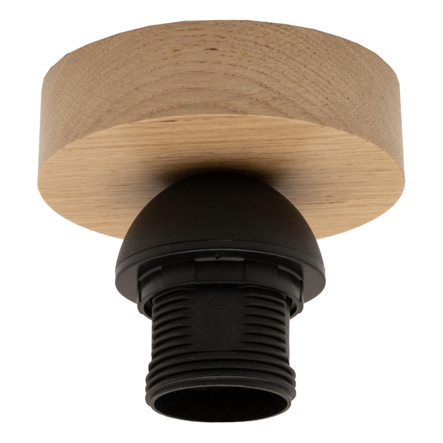 Brilagi - LED Přisazený lustr CERIA WIRE 1xE27/40W/230V pr. 30 cm černá/dub