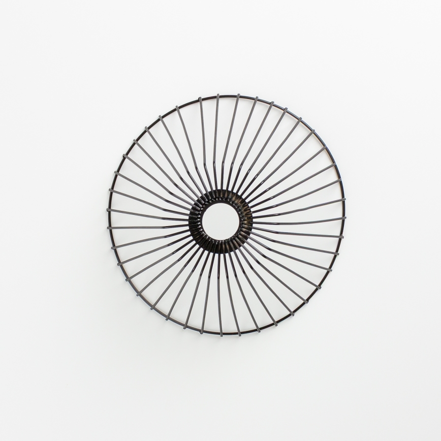 Brilagi - LED Přisazený lustr CERIA WIRE 1xE27/40W/230V pr. 30 cm černá