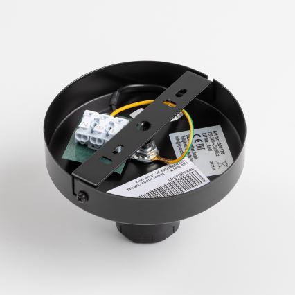 Brilagi - LED Přisazený lustr CERIA WIRE 1xE27/40W/230V pr. 30 cm černá