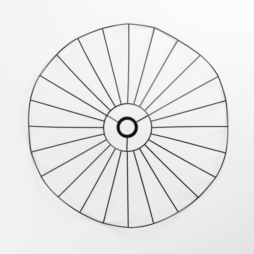 Brilagi - LED Přisazený lustr CERIA WIRE 1xE27/40W/230V pr. 60 cm černá/dub