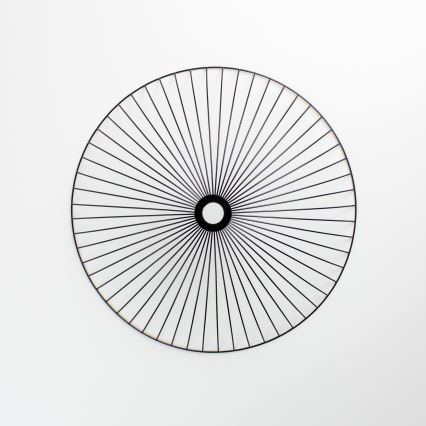 Brilagi - LED Přisazený lustr CERIA WIRE 1xE27/40W/230V pr. 60 cm černá/dub