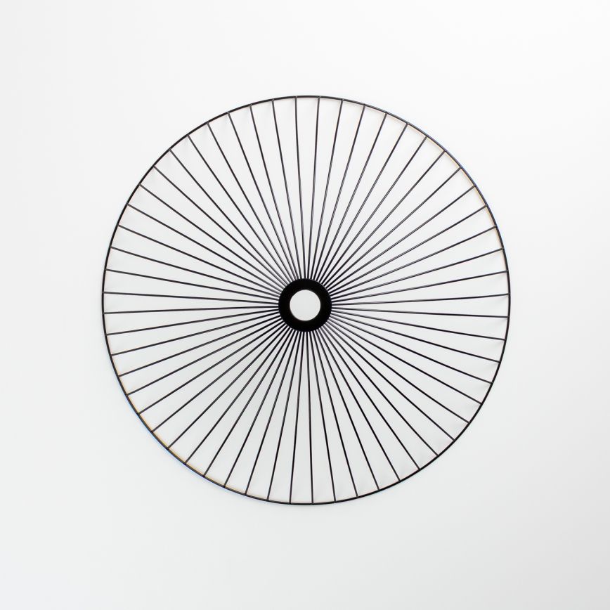 Brilagi - LED Přisazený lustr CERIA WIRE 1xE27/40W/230V pr. 60 cm černá/dub