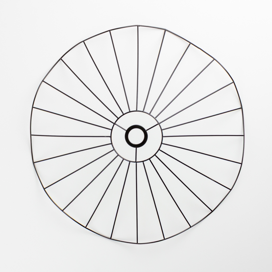 Brilagi - LED Přisazený lustr CERIA WIRE 1xE27/40W/230V pr. 60 cm černá