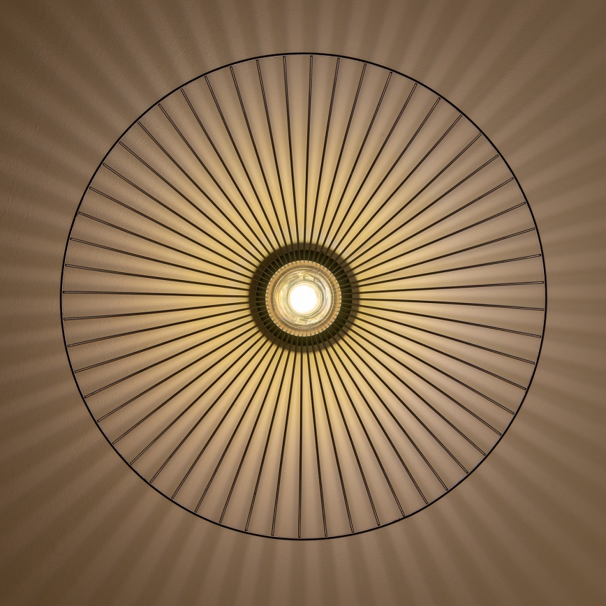 Brilagi - LED Přisazený lustr CERIA WIRE 1xE27/40W/230V pr. 60 cm černá