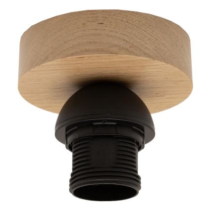 Brilagi - LED Přisazený lustr CERIA WIRE 1xE27/40W/230V pr. 80 cm černá/dub
