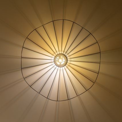 Brilagi - LED Přisazený lustr CERIA WIRE 1xE27/40W/230V pr. 80 cm černá