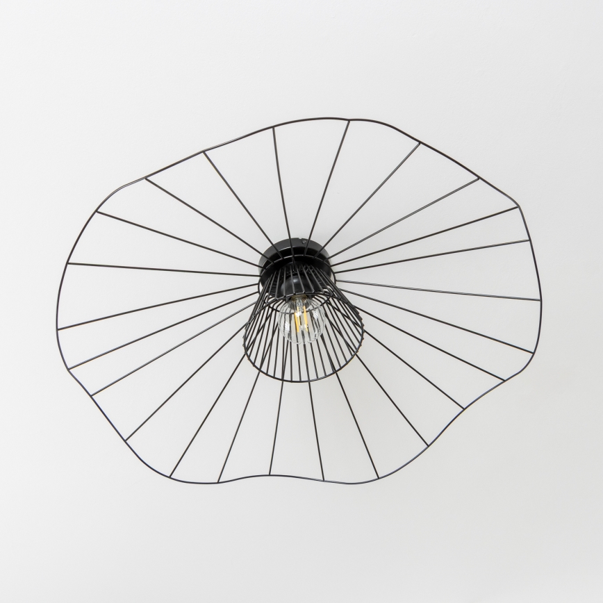 Brilagi - LED Přisazený lustr CERIA WIRE 1xE27/40W/230V pr. 80 cm černá