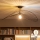 Brilagi - LED Přisazený lustr CERIA WIRE 1xE27/60W/230V 60x80 cm černá/bronzová