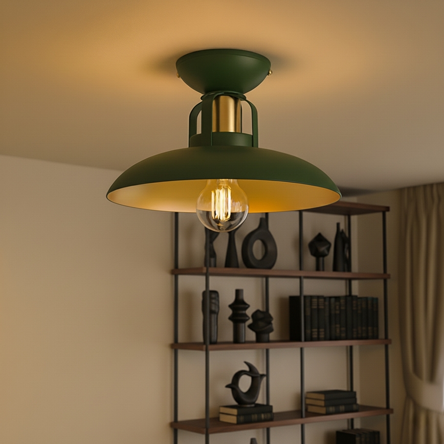 Brilagi - LED Přisazený lustr FLAMENGO 1xE27/60W/230V zelená