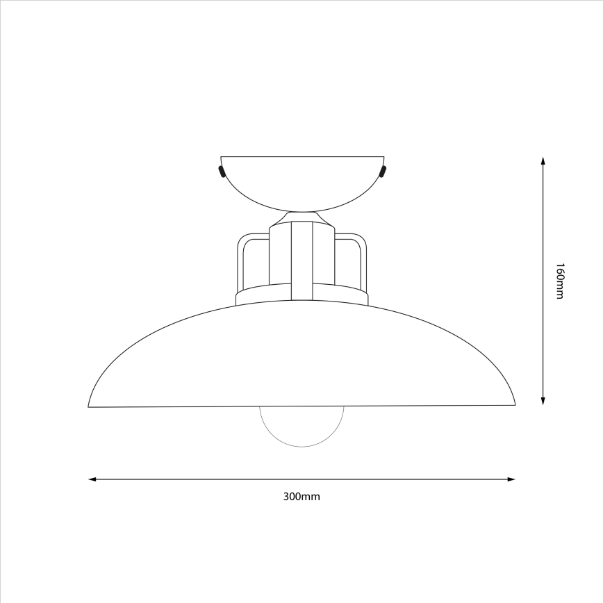 Brilagi - LED Přisazený lustr FLAMENGO 1xE27/60W/230V zelená