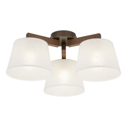 BRILAGI - LED Přisazený lustr LATTE 3xE27/15W/230V borovice/bílá
