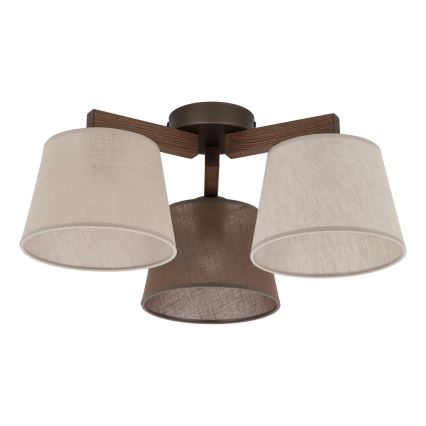 BRILAGI - LED Přisazený lustr LATTE 3xE27/15W/230V borovice/mix