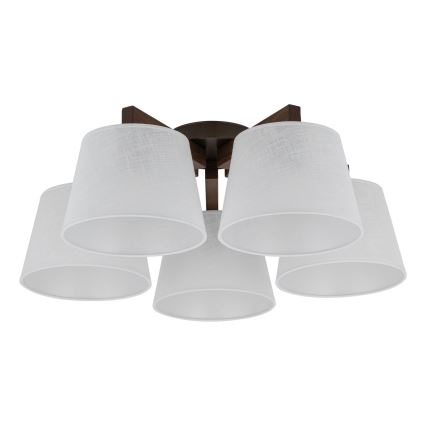 BRILAGI - LED Přisazený lustr LATTE 5xE27/15W/230V borovice/bílá