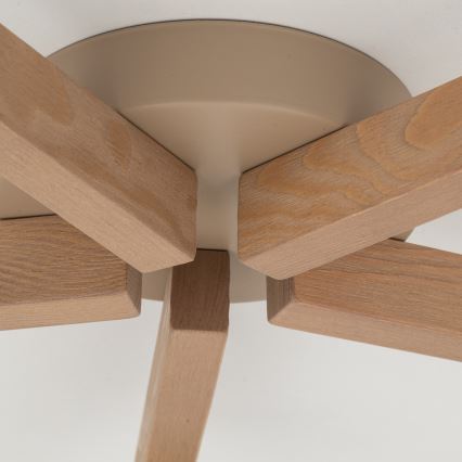 BRILAGI - LED Přisazený lustr LATTE SABIA 5xE27/15W/230V borovice/bílá