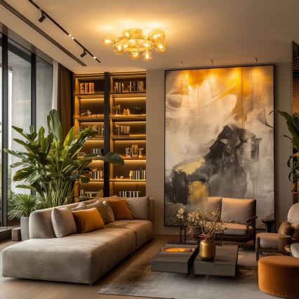 Brilagi - LED Přisazený lustr MILLA 10xG9/3W/230V zlatá