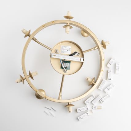 Brilagi - LED Přisazený lustr MILLA 10xG9/3W/230V zlatá