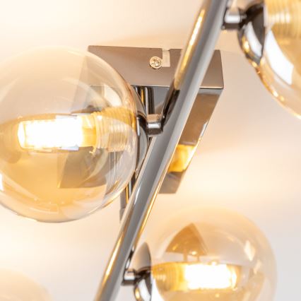 Brilagi - LED Přisazený lustr MILLA 4xG9/3W/230V černý chrom/zlatá