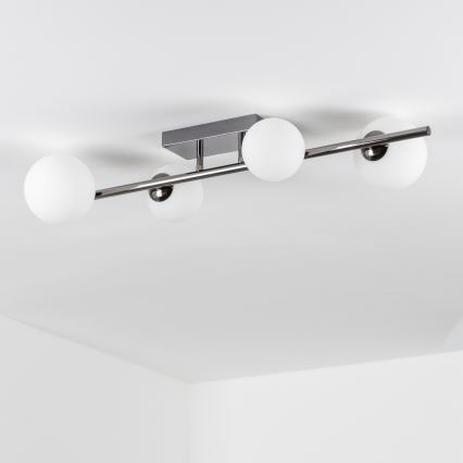 Brilagi - LED Přisazený lustr MILLA 4xG9/3W/230V lesklý chrom/bílá