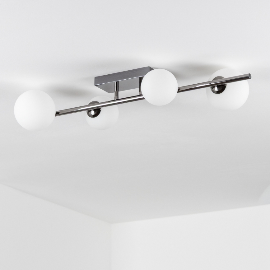 Brilagi - LED Přisazený lustr MILLA 4xG9/3W/230V lesklý chrom/bílá