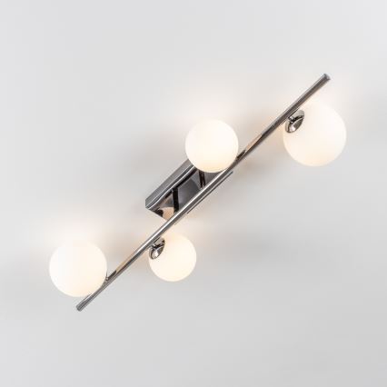 Brilagi - LED Přisazený lustr MILLA 4xG9/3W/230V lesklý chrom/bílá