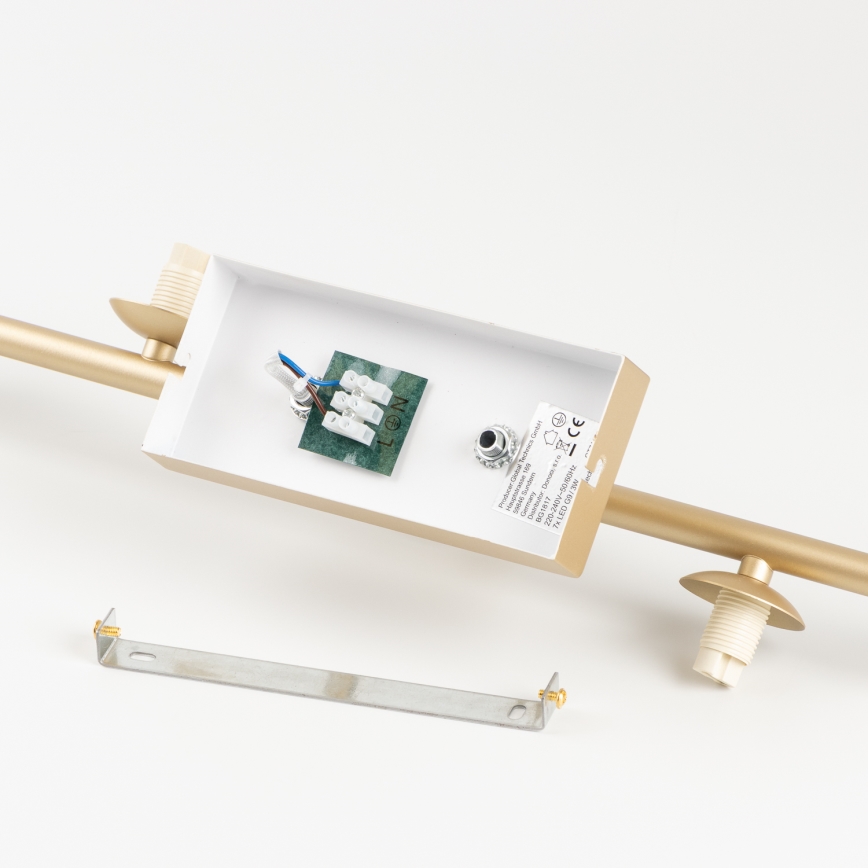 Brilagi - LED Přisazený lustr MILLA 4xG9/3W/230V zlatá/bílá