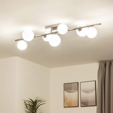 Brilagi - LED Přisazený lustr MILLA 7xG9/3W/230V černý chrom/bílá