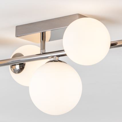 Brilagi - LED Přisazený lustr MILLA 7xG9/3W/230V černý chrom/bílá