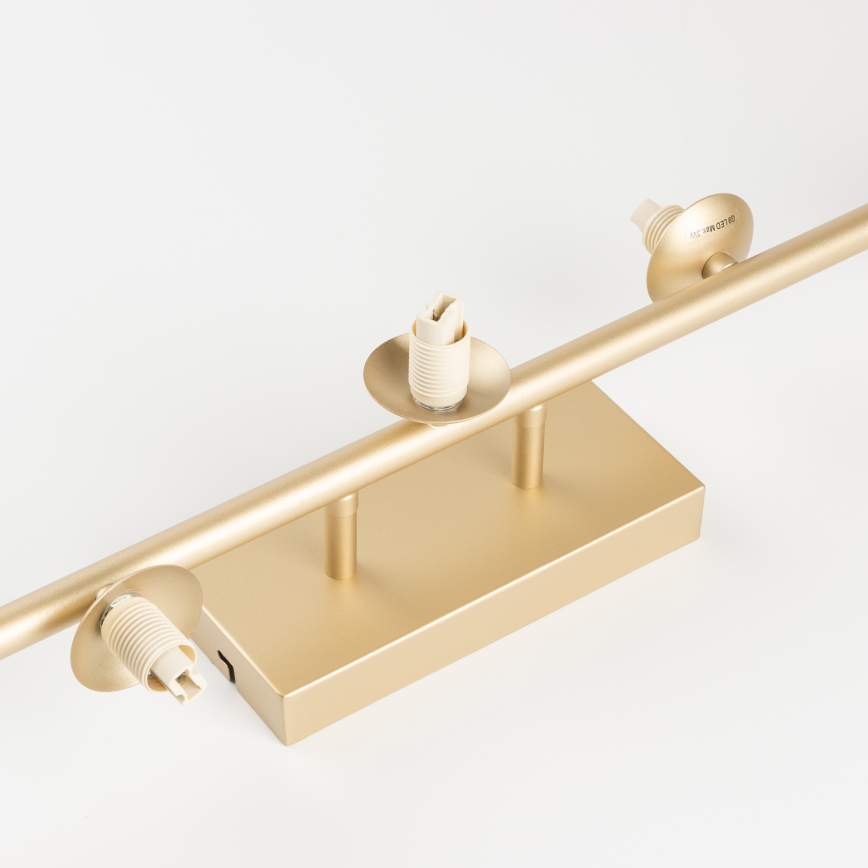 Brilagi - LED Přisazený lustr MILLA 7xG9/3W/230V zlatá/bílá