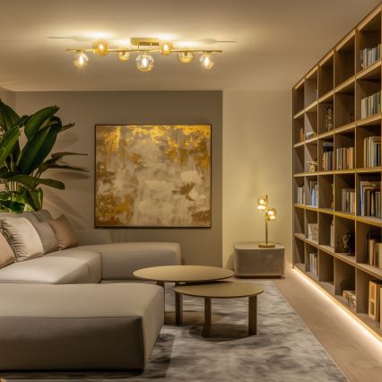 Brilagi - LED Přisazený lustr MILLA 7xG9/3W/230V zlatá