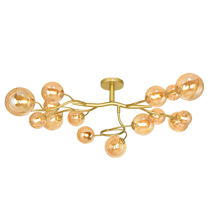 Brilagi - LED Přisazený lustr MISTEL 15xG9/3W/230V zlatá
