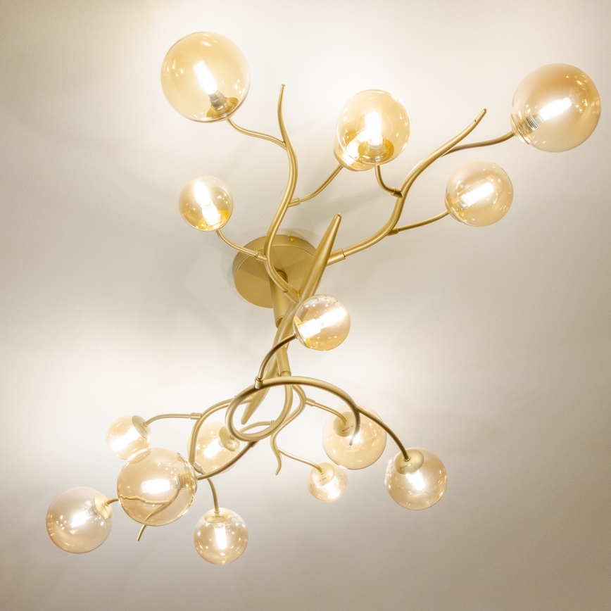 Brilagi - LED Přisazený lustr MISTEL 15xG9/3W/230V zlatá