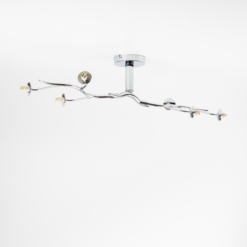 Brilagi - LED Přisazený lustr MISTEL 6xG9/3W/230V černý chrom/kouřová