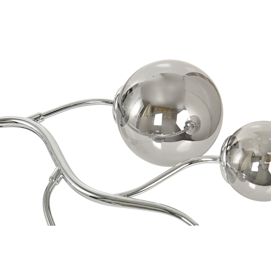 Brilagi - LED Přisazený lustr MISTEL 6xG9/3W/230V lesklý chrom/kouřová