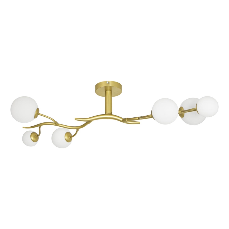 Brilagi - LED Přisazený lustr MISTEL 6xG9/3W/230V zlatá/bílá