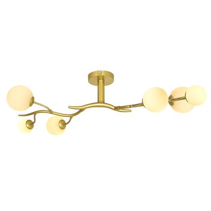 Brilagi - LED Přisazený lustr MISTEL 6xG9/3W/230V zlatá/bílá