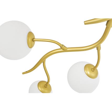 Brilagi - LED Přisazený lustr MISTEL 6xG9/3W/230V zlatá/bílá
