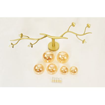 Brilagi - LED Přisazený lustr MISTEL 6xG9/3W/230V zlatá