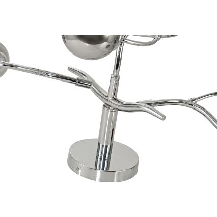 Brilagi - LED Přisazený lustr MISTEL 9xG9/3W/230V černý chrom/kouřová