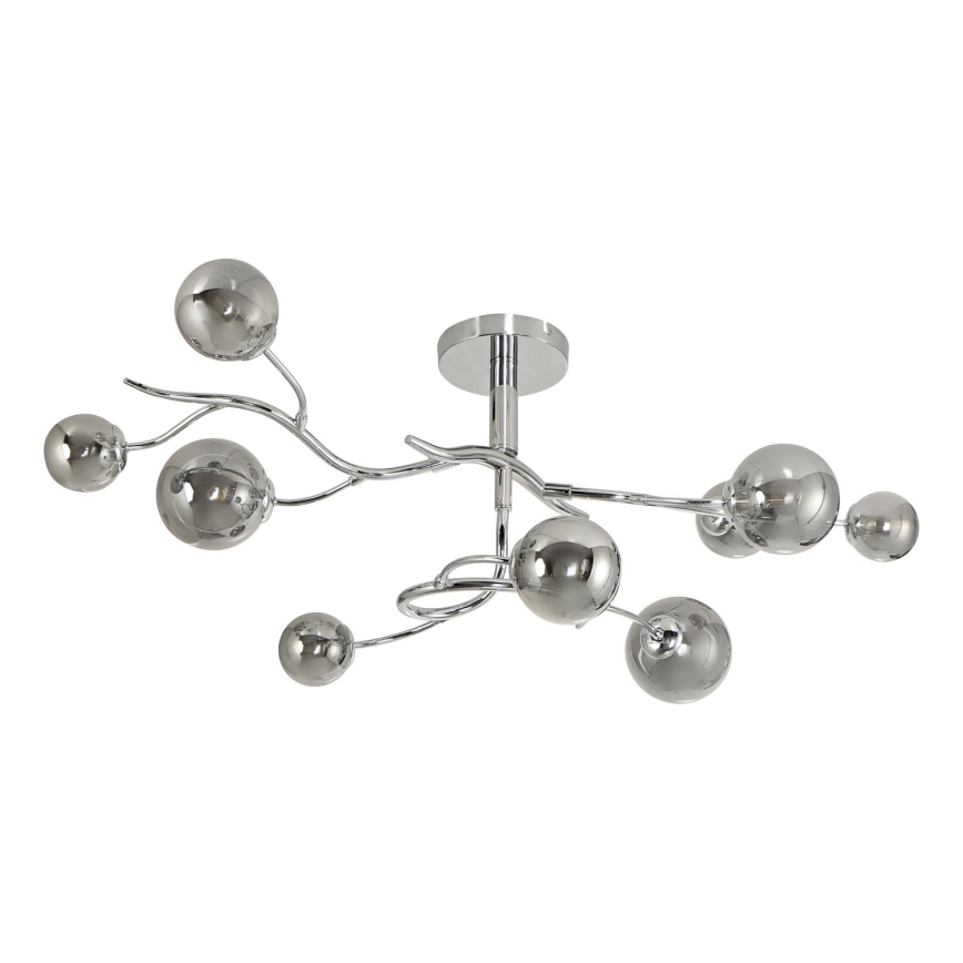 Brilagi - LED Přisazený lustr MISTEL 9xG9/3W/230V lesklý chrom/kouřová