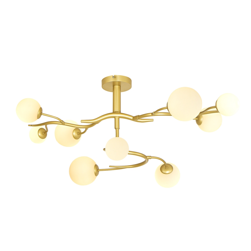 Brilagi - LED Přisazený lustr MISTEL 9xG9/3W/230V zlatá/bílá