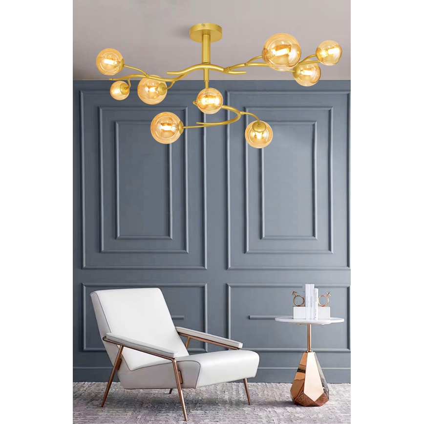 Brilagi - LED Přisazený lustr MISTEL 9xG9/3W/230V zlatá