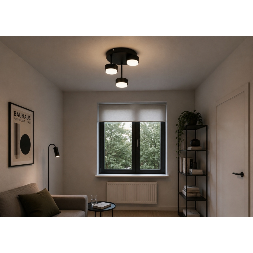 Brilagi - LED Přisazený lustr MONO 3xGX53/30W/230V černá
