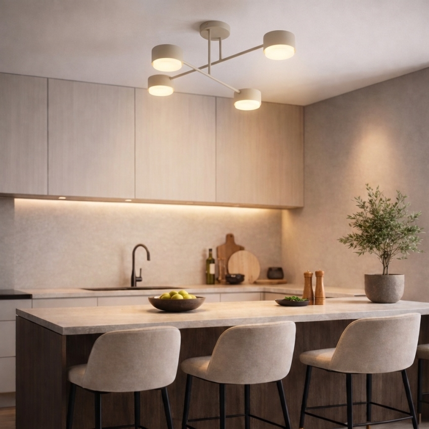 Brilagi - LED Přisazený lustr MONO 4xGX53/13W/230V béžová