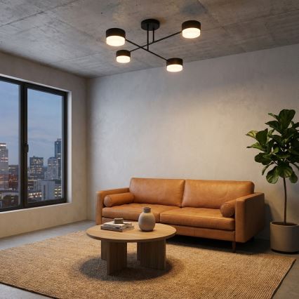 Brilagi - LED Přisazený lustr MONO 4xGX53/30W/230V černá